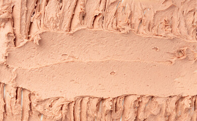 Fototapeta premium Meat Paste Isolated. Tuna Pate Smear, Liver Mousse, Terrine Spread or Fish Paste