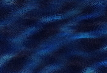 Dark blue wavy glitter texture with flowing ripples and shimmering depth © DesignSells