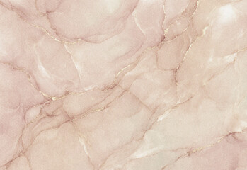 Fototapeta premium Soft pink marble texture background with subtle gold veins and halftone