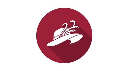 Fototapeta premium Vector food icon of a burger