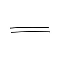 Obraz premium Black parallel lines on white background
