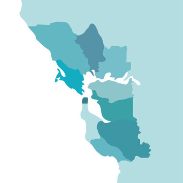 Map of San Francisco Bay Area