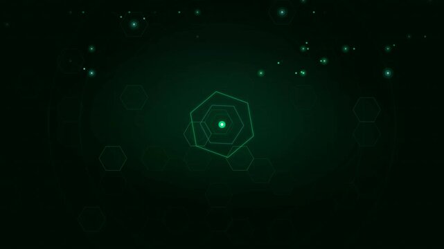 Geometric Corp Abstract Seamless Animation, Fast Chaotic Cyber Pink Teal Dynamic Technology Background