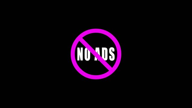 No ads prohibition symbol with Generate title without using the word "Title:" before it. white NOADS text crossed out inside a magenta circle NOADS