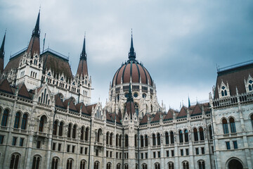 Obraz premium The Old budapest Parliament Building 