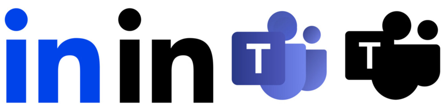 LinkedIn Microsoft Teams Icons