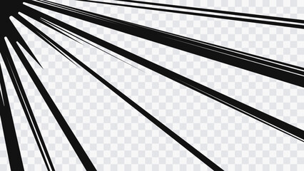 Plakat Abstract lightning energy burst with electric lines and bright explosion in the center. Dynamic power effect on dark background. Vector graphic element for comics, manga, anime and action design.