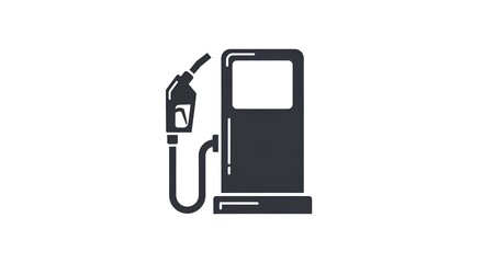 Gas Pump Icon Fuel Station Nozzle