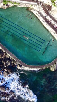 Ocean pool Bronte beach swimming clear waters