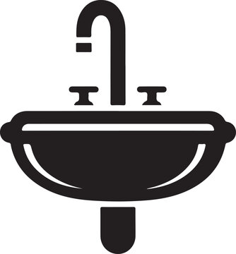Modern Bathroom Sink and Faucet Image