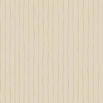 Abstract Beige Stripes Seamless Pattern Minimal Handdrawn Linear Striped Vector Background