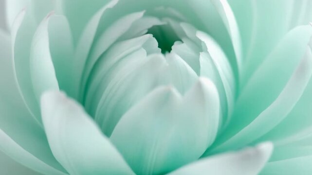 Close Up View of a Beautiful Mint Green Succulent Plant Leaves Texture.