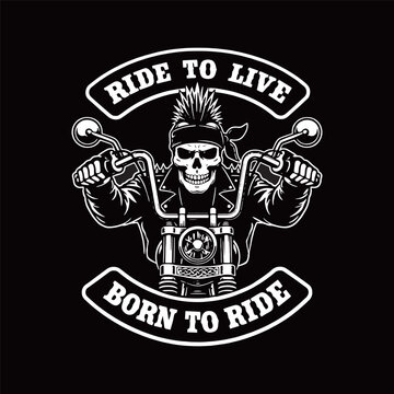 born to ride punk