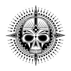 Glyph style illustration depicting detailed maxilla bone © Prosymbols