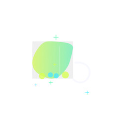 Fototapeta premium Playful surreal liquid mice vector, dreamlike SVG