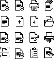 icon of document paper
