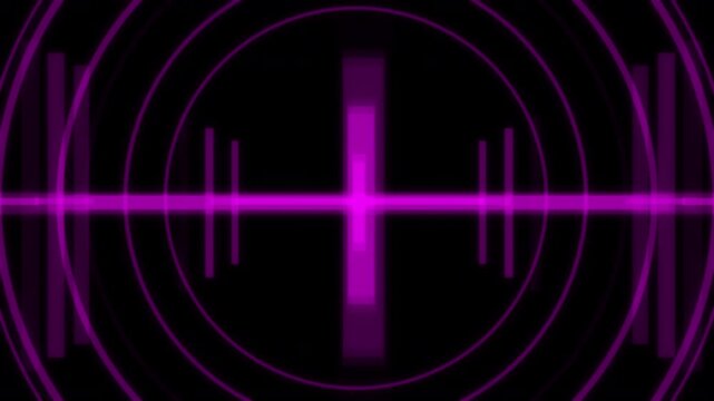 HUD Radar Lock On Target Loop L Purple Animation Loop