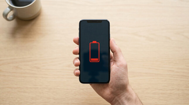 low battery smartphone