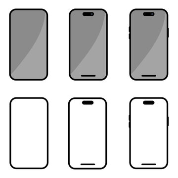&Iacute;cone smartphone celular telefone s&iacute;mbolo design vetor