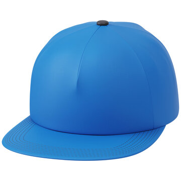 Cap 3d icon in cartoon style minimalist isolated on transparent white background, clipping path	
