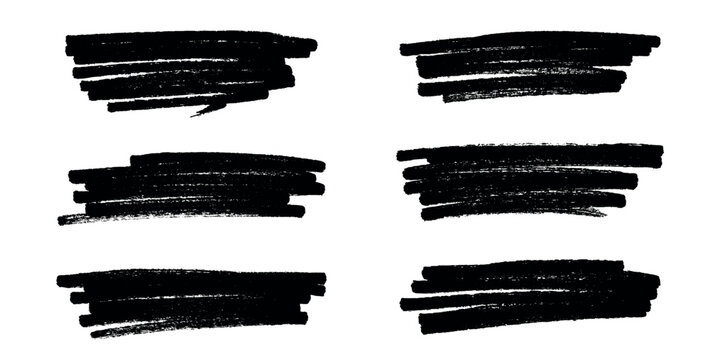 Set of brush paint stroke texture swatch Hand painted background Ink scribble dab clipart Paint smudge for tags and stamps design, beauty fashion poster