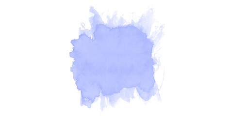 Obraz premium Purple lavender watercolor splash paint stroke isolated on black background artistic texture graphic design element tool