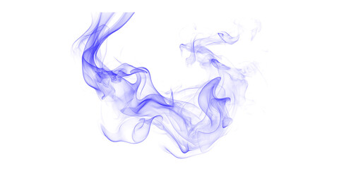 Ethereal blue smoke swirls drift across a pitch black background creating a mysterious cinematic vapor art design effect © Official Design