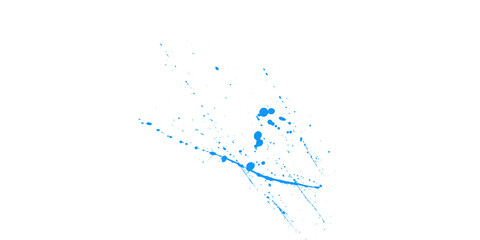 blue paint splatter on black background abstract art ink splash energetic creative digital design artistic prints modern © Official Design