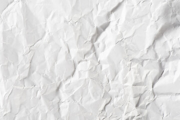 Obraz premium white crumpled paper texture background 
