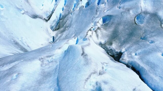 Glacier ice formations