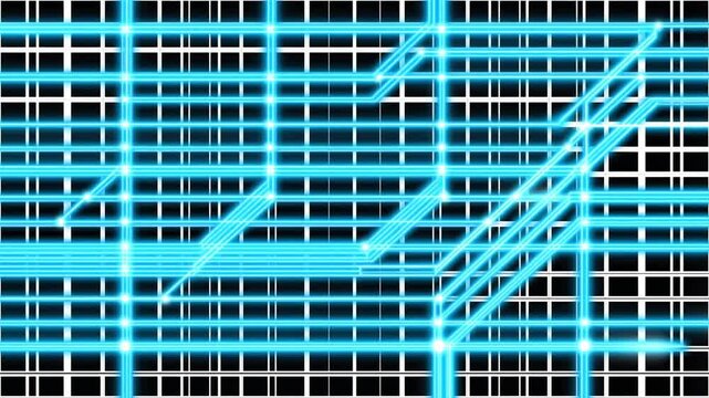 Cyber security network surveillance traffic on grid