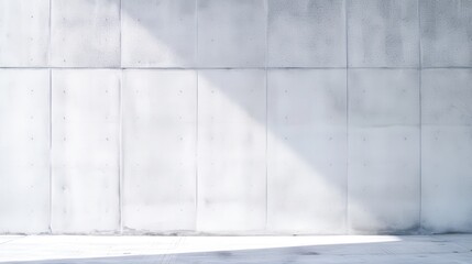 Obraz premium Minimalist Concrete Wall with Shadow and Natural Light Effect