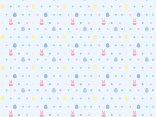 イースターのポップでかわいい背景素材 © 兎卵メル