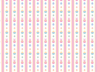 イースターのポップでかわいい背景素材 © 兎卵メル