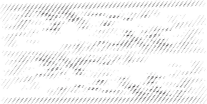 PrintHalftone gradient. Dotted gradient, smooth dots spraying and halftones dot background seamless horizontal geometric pattern vector template set modern circle background modern