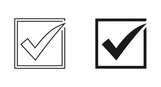 Check Mark Symbol Success Approval Choice