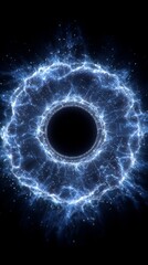 Futuristic vinyl record with glowing circular sound waves, hyper-detailed energy lines, isolated on white background, abstract music concept, dynamic digital sound visualization.