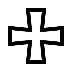Obraz premium Religion cross icon
