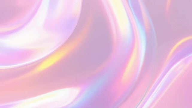 ピンクパステルに輝くホログラム光沢 抽象グラデーション背景テクスチャ