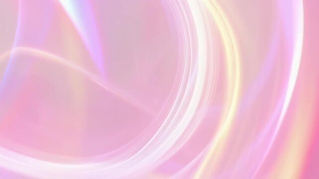 ピンクパステルに輝くホログラム光沢 抽象グラデーション背景テクスチャ