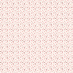 Fototapeta premium seamless floral pattern, delicate flower background, vintage botanical texture, soft pink decorative design, repeating nature ornament
