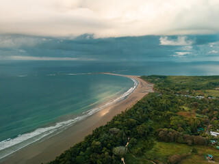 Uvita whale's tail natural sand formation