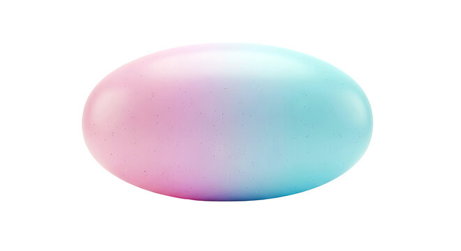 Abstract Sphere with Pink and Blue Gradient