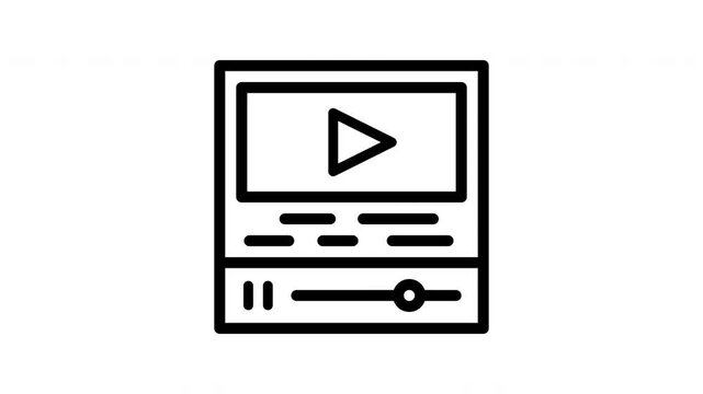 subtitle animated icon