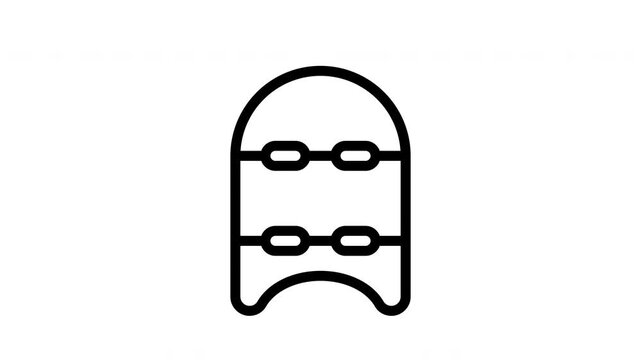 pool kickboard animated icon