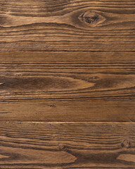 Naklejka premium Rustic wooden texture background, square natural wood table
