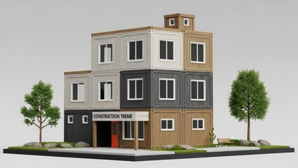 Obraz premium house in the city