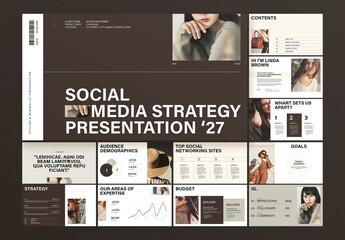 Social Media Kit Presentation Design Template