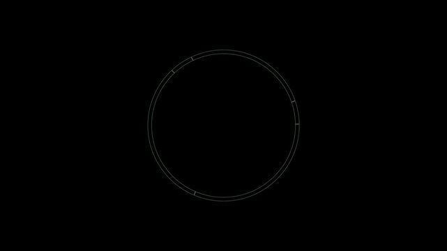 Hi-tech Hologram button, Loading, target, High tech concept.