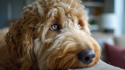 Cute Puppy Staring into the Camera